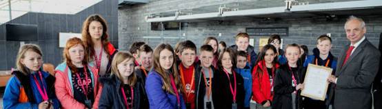 Ysgol Caer Derwyn pupils