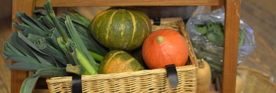 A display of vegetables